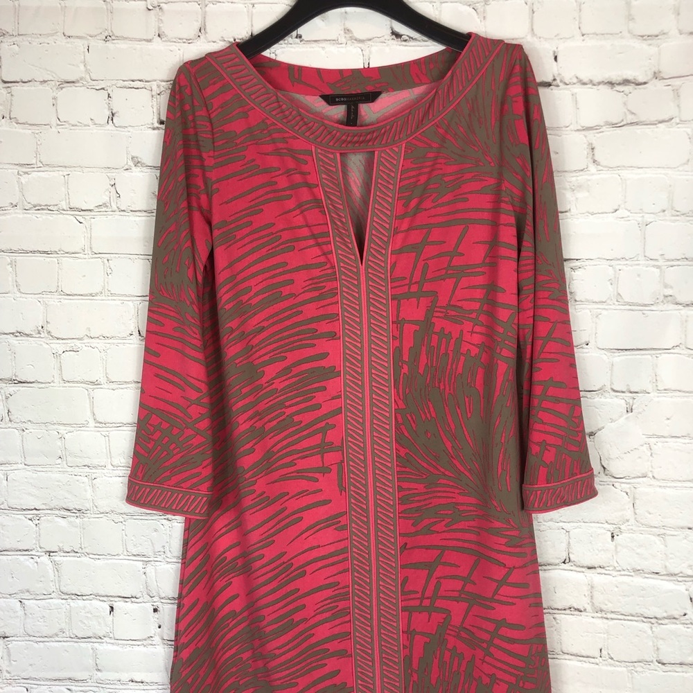 BCBG Maxazria 3/4 length sleeves shift dress